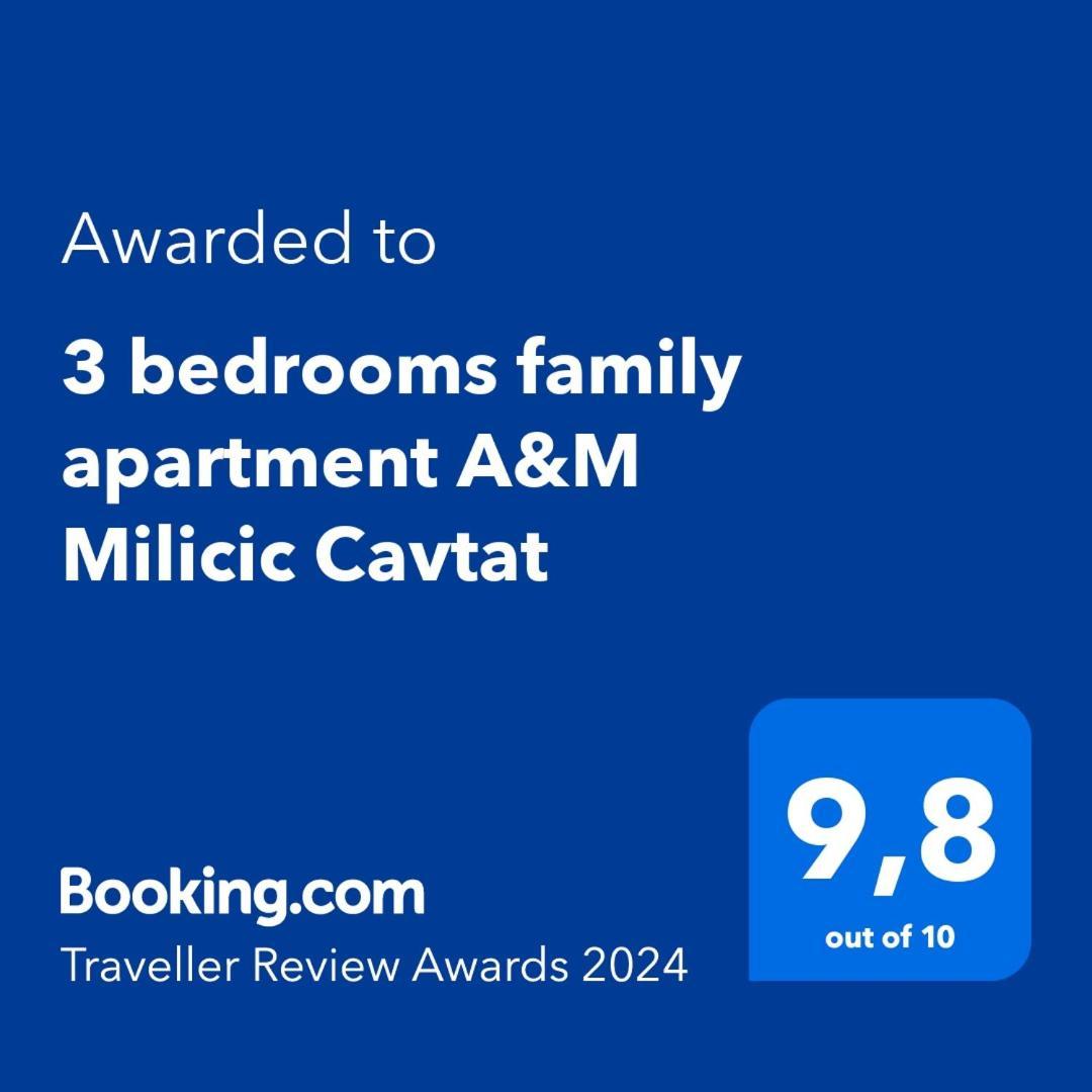 A&M Cavtat Family Apartment - 3 Bedrooms And Free Parking Exteriör bild